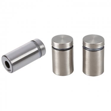 PolyDistribution - Espaceur (Standoff) - 25 mm x 30 mm -  Fini Nickel Brossé - Prix unitaire