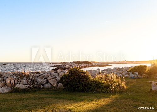 Coucher de soleil sur l'océan, Prospect village, Nouvelle-Écosse - 901157352