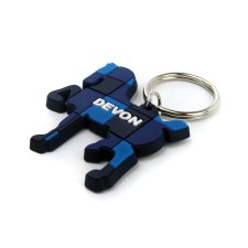 Porte-clés en PVC forme personnalisée