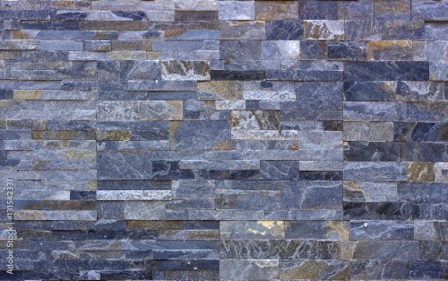 blue and orange facing stone, slate, sandstone travertine marble - 901157460