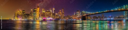 new york city skyline ultra wide panorama manhattan travel destination - 901157681