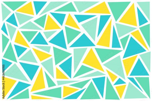 Geometric triangles pattern