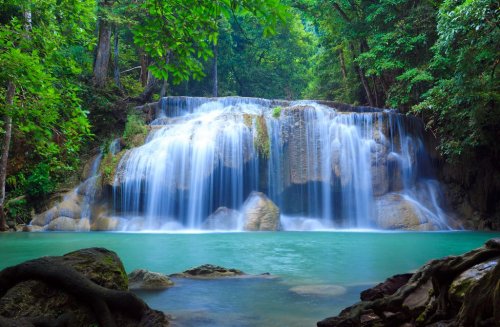 Erawan Waterfall, Kanchanaburi, Thailand - 900058055