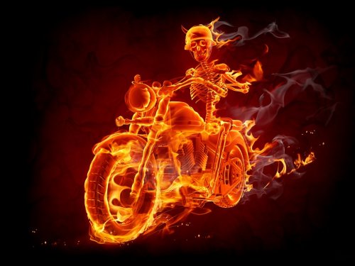 Fire biker - 900062858