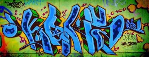 Amazing colorful graffiti - 900085167