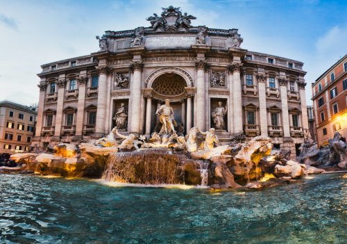 Fontana Trevi - the most famous of Rome's fountains in the world - 900406772