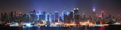 New York City Manhattan midtown skyline - 900411487