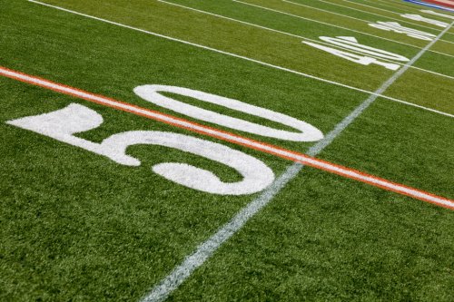 American Football Field - 50 yard line