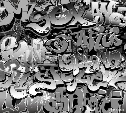 Graffiti seamless background. Urban art texture