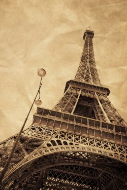 Tour Eiffel retro - 900464309
