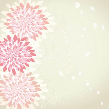 Retro flower background