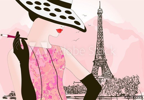 fashion woman in Paris - 900472310