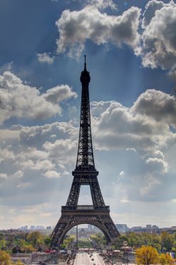 Eiffel tower in Paris, France - 900626512