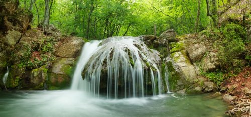 Natural Spring Waterfall - 900634899