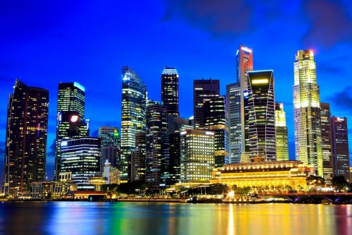 Singapore skyline - 900671760