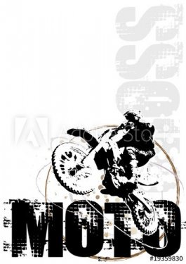 motocross circle poster background