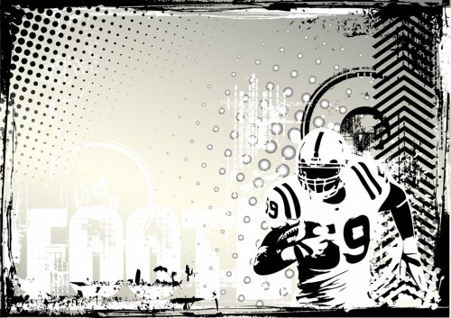 american football grungy background - 900905930