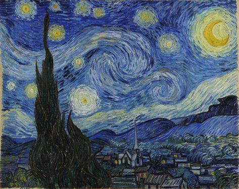 La Nuit étoilée (The Starry Night) par Vincent van Gogh