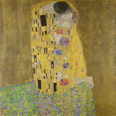 The Kiss (Le Baiser) by Gustav Klimt