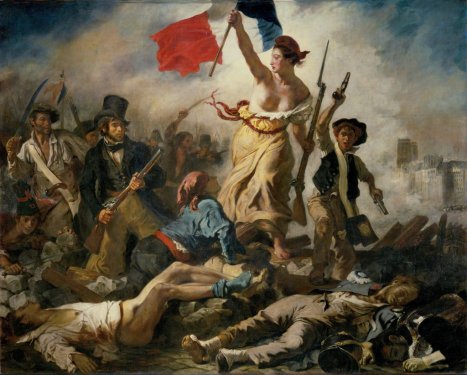 La LibertÃ© guidant le peuple par EugÃ¨ne Delacroix