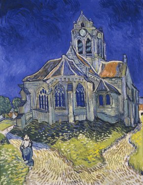 The Church at Auvers by Vincent van Gogh - 901137556