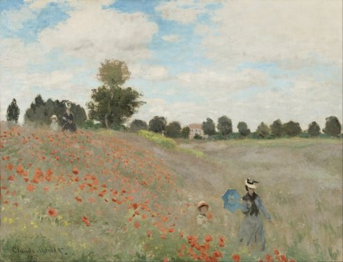 Les Coquelicots par Claude Monet