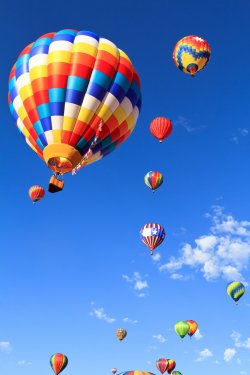 colorful hot air balloons - 901139889