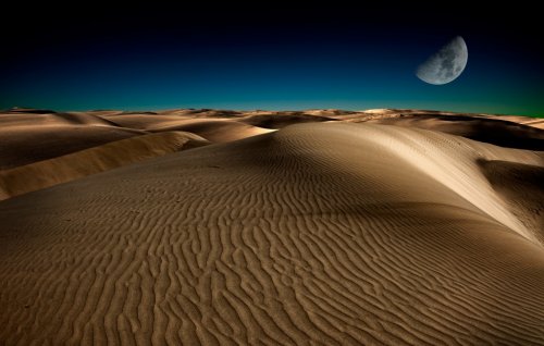 Night in desert - 901141148