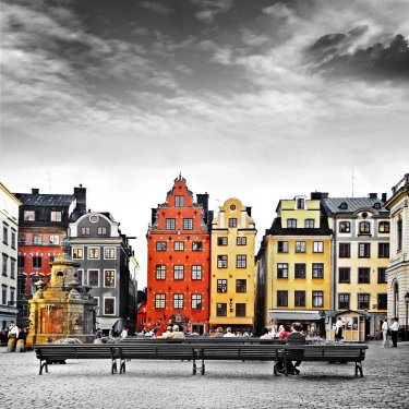 Stockholm, heart of old town,