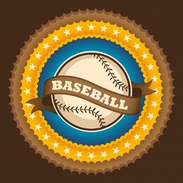 Baseball badge. - 901142269