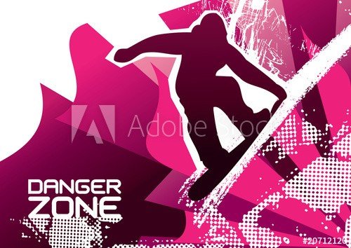 Snowboarding poster - 901142307