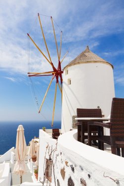 windmill of Oia, Santorini - 901143162