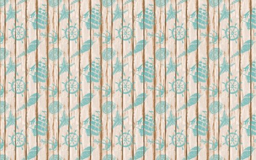Boards of ship deck seamless pattern