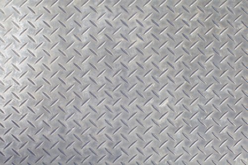 gray colored diamond plate background - 901144369