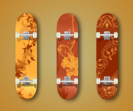 3 Skateboard Designs - 901144431