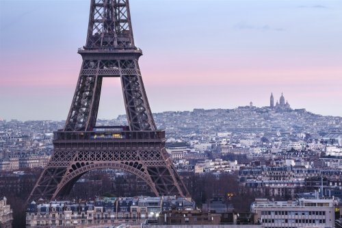 Panorama de la ville de Paris avec la Tour Eiffel - 901144503
