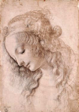 Leonardo da Vinci: Head of Young Woman - 901144789