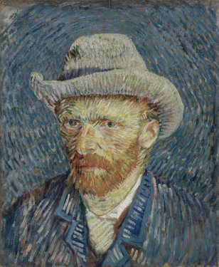 Vincent van Gogh: Self-Portrait with Grey Felt Hat - 901144826