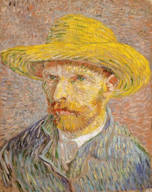 Vincent van Gogh: Self-Portrait with Straw Hat - 901144828