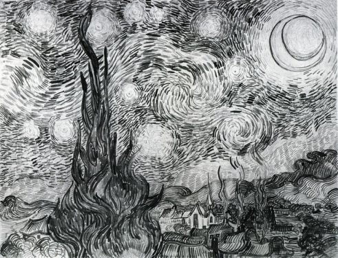 Vincent van Gogh: Starry Night - 901144845