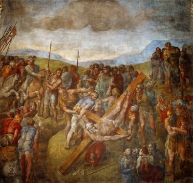 Michelangelo Buonarroti: Crucifixion of Saint Peter