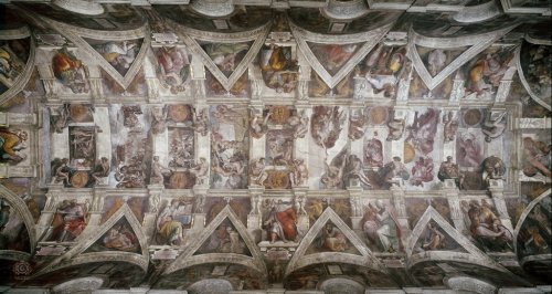 Michelangelo Buonarroti: General view (before restoration 1980-99) - 901144865