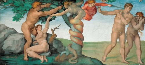 Michelangelo Buonarroti: The Fall and Expulsion from Garden of Eden