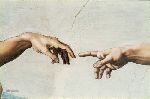 Michelangelo Buonarroti: Creation of Adam (fragment)