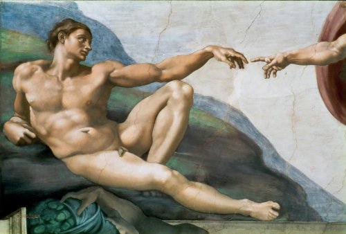 Michelangelo Buonarroti: Creation of Adam (fragment)