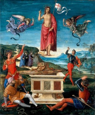 Raffaello Sanzio da Urbino) Raphael (Raffaello Santi: The Resurrection of Christ