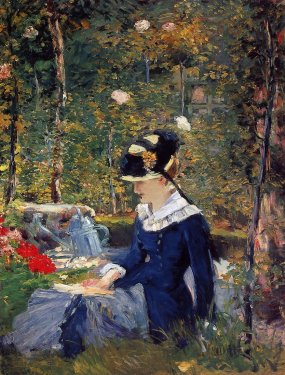 Ã‰douard Manet: Young Woman in the Garden - 1880