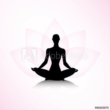 Woman in yoga pose - 901144894