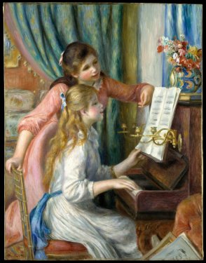 Auguste Renoir - Two Young Girls at the Piano