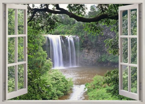 Dangar Falls view in open window - 901145010